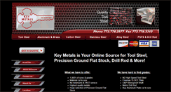 Desktop Screenshot of keymetalsinc.com